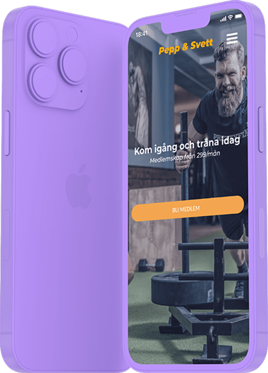 mobile mockup showing front page